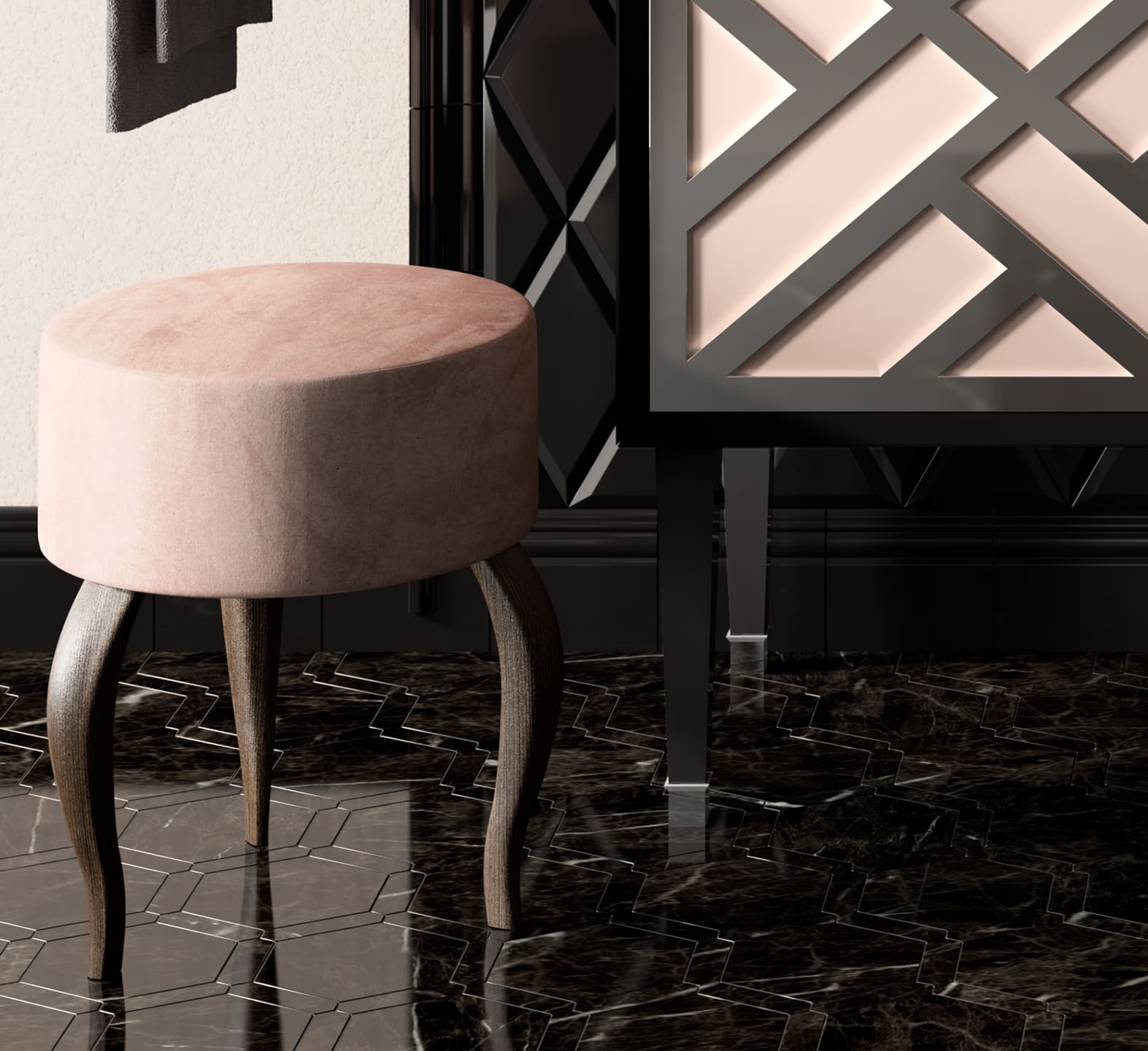 Деревянный одноместный напольный умывальник с дверцами Park Avenue CORA 2A ARCH-00092113 - Вид №5