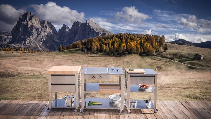 JOKODOMUS Летняя кухня из нержавеющей стали с барбекю Cun sun-id-1513081 - Вид №3