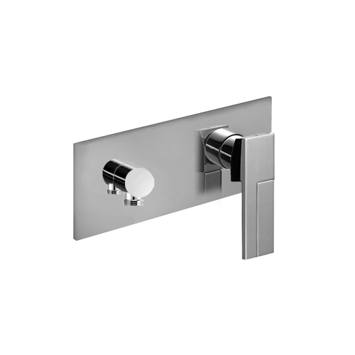 E288SB+D013A  Встраиваемый смеситель для душабез ручки шланговое подсоединение без держателя для ручной лейки без гибкого шланга впуски 1/2'' Звукоизолированные (a) ручка 3349 заказывается отдельно см раздел ''Ручки'' Fantini Rubinetti AR/38