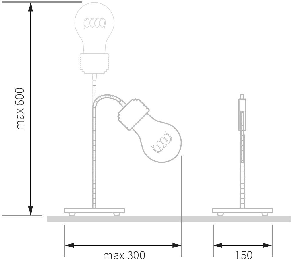 Essenzialed Настольная лампа регулируемая Cara vecchia lampadina sun-id-1414153 - Вид №1