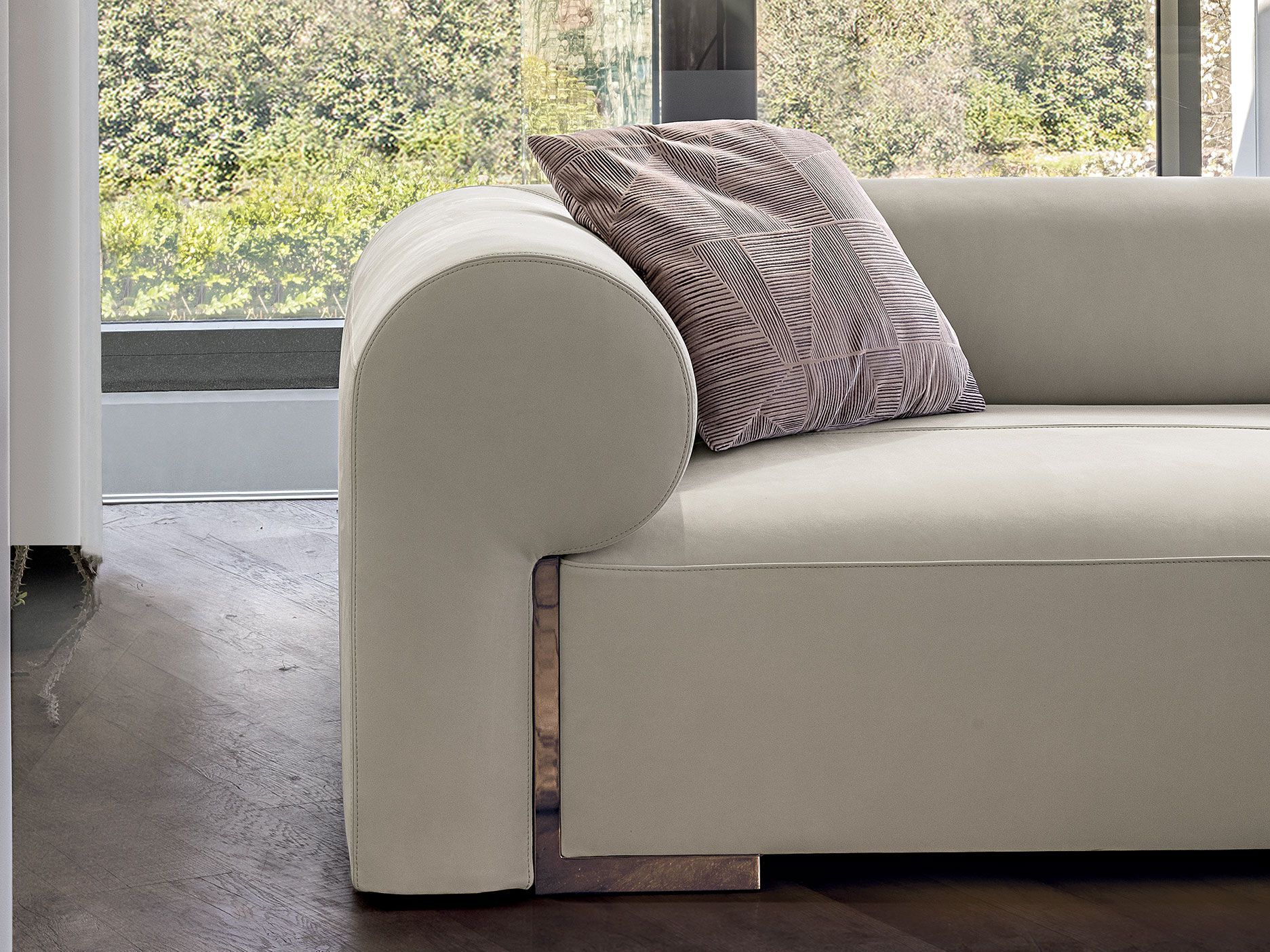 Секционный диван из ткани Longhi Blooming ARCH-00153284 - Вид №2