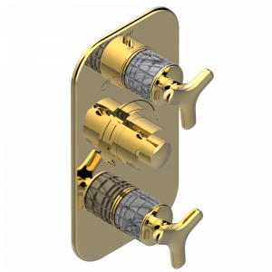 G9G-5540BE Внешняя часть с ручками регулировки для арт. G00-A00-5540AE Thg-paris System с говлитом Золото