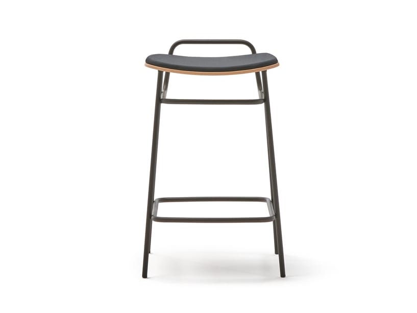 Высокий металлический стул с мягким сиденьем Blasco&Vila Fosca ARCH-00111833 - Вид №5