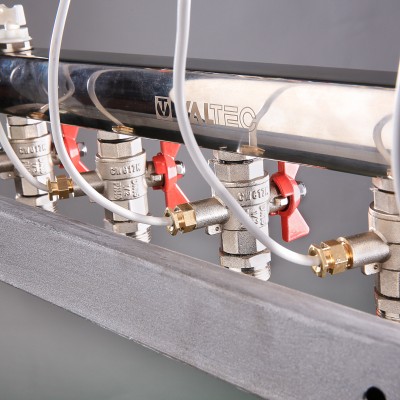 VT.GPM.05S04.L8 Узел этажный для поквартирного учета тепловой энергии Valtec 3/4", 8 вых., ввод слева  - Вид №4