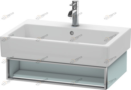 VE600500909 Тумбочка подвесная Vero #VE6005 650 x 431 мм Светло-голубой матовый декор Duravit