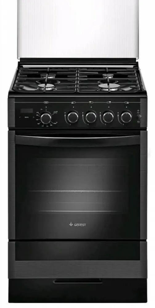 91792014 Газовая плита с духовкой Gefest ПГ 5300-03 0046 50 см 4 конфорки цвет черный STLM-0878438