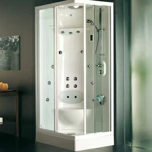 Душевая кабина угловая с гидромассажем и паровой баней Box Kenzo Top Easy