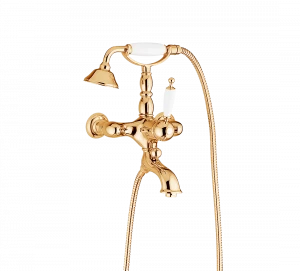 Gentry Home Смеситель для раковины, однорычажный, с автоматическим сливом 1 1/4 Thames Dark gold GH101174