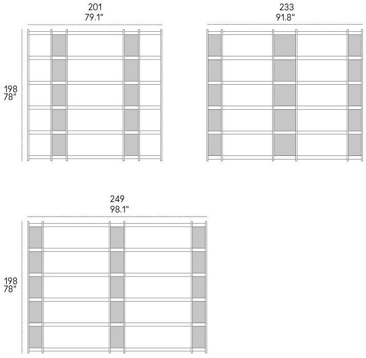 Casamania & Horm Модульный деревянный книжный шкаф с контейнерами Solaio sun-id-1439894 - Вид №10