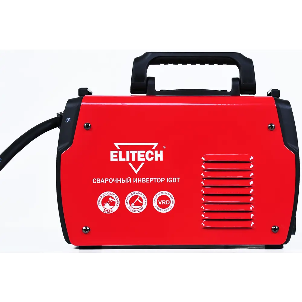 Сварочный аппарат инверторный Elitech АИС 220Д E1703.015.00, 220 А, до 6 мм STLM-2154629 - Вид №4