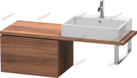 LC582307979 L-Cube Шкафчик для компактной консоли Орех натуральный, декор Duravit