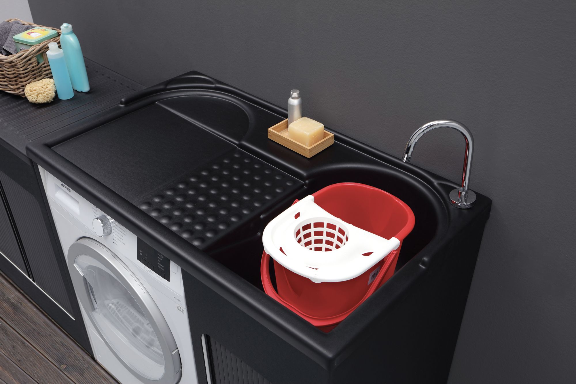 Открытый ABS прачечная шкаф с полкой полуострова COLAVENE Lavacril ARCH-00073780 - Вид №1