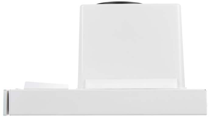 OUSE TOUCH 60 Glass White Вытяжка ouse touch 60 белый/белое стекло/ • тип: встраиваемая• цвет: белый• управление: сенсорное• ширина, мм: 600• полная потребляемая мощность, вт: 190• количество скоростей: 3• максимальная производительность, м3/ч: 750• диаме Santreyd  - Вид №8