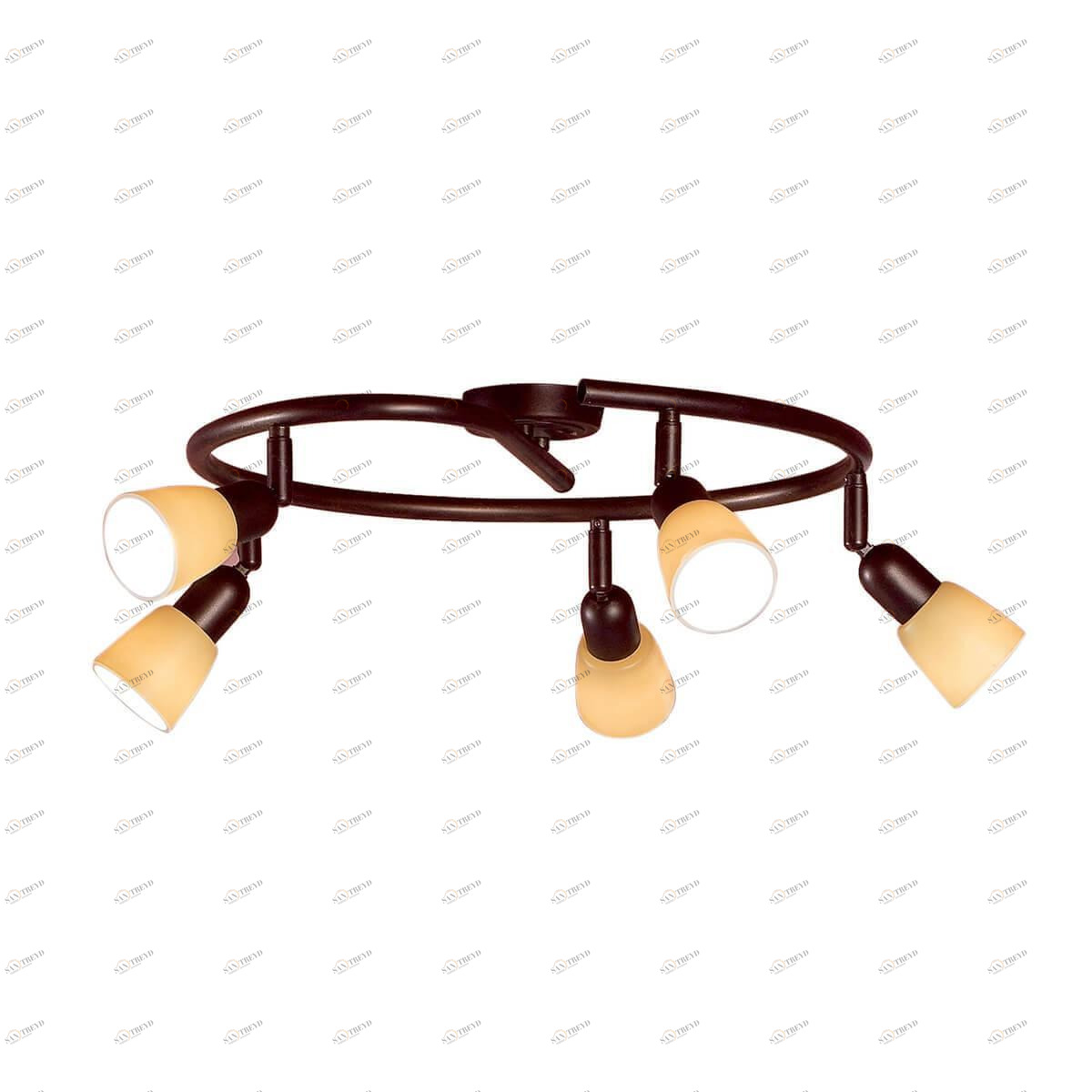 Спот потолочный на 5 ламп белый "Ронда" CL506554 CITILUX РОНДА 00-3891027 Белый 