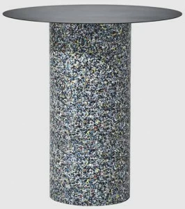 DesignByThem Высокий круглый металлический стол Confetti