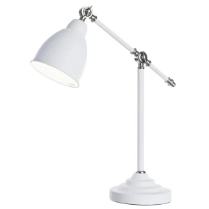 Настольная лампа Braccio 1xE27x60 Вт, цвет белый матовый 18638969 STLM-2049230