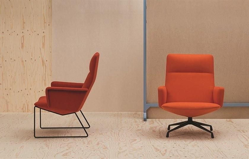 Andreu World 4-спицевое кресло с высокой спинкой Capri lounge Bu1693 - Вид №5