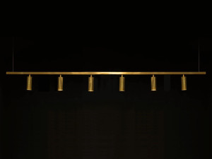 Латунный светодиодный подвесной светильник