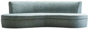 Casamilano Изогнутый диван со съемным чехлом из ткани