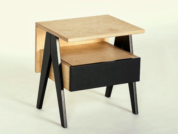 Radis Прикроватная тумбочка из фанеры с ящиками Huh sun-id-1422615 - Вид №3