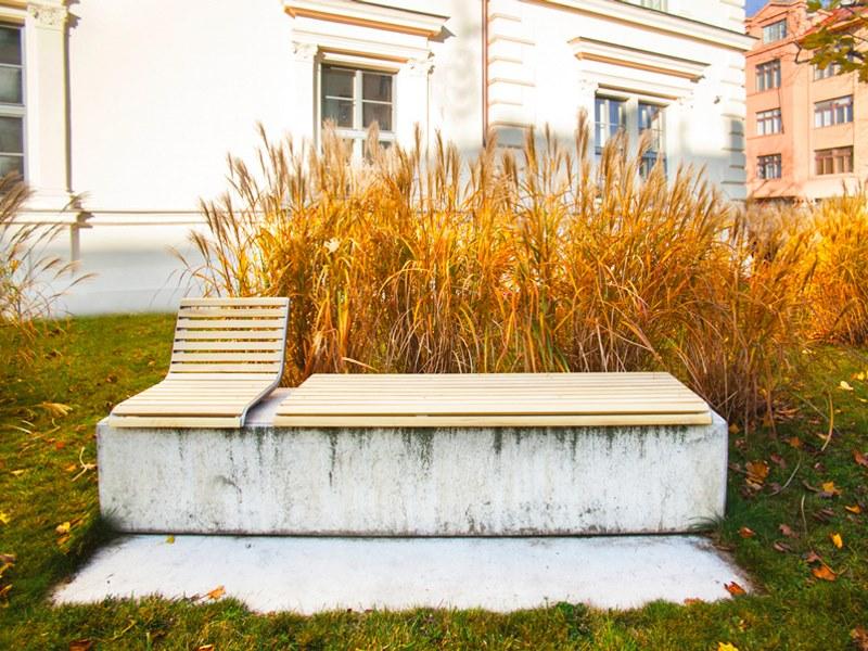 mmcité1 Скамья из стали и дерева со спинкой Portiqoa sun-id-1357302 - Вид №2