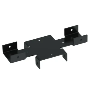 Кронштейн для забора Vegastok 60x40 мм сталь RAL 7024 темно-серый