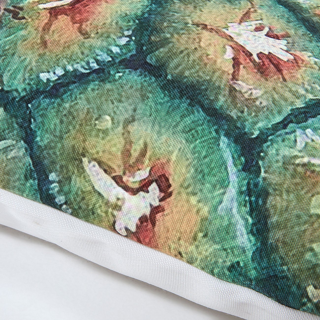 Чехол на подушку Jazzy 45x45 зеленый от La Forma LA FORMA РИСУНОК, РАСТЕНИЯ 299177 Зеленый  - Вид №1