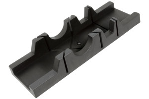 16167773 Стусло пластик, 297х65 мм, фигурное, черное 41248 Usp