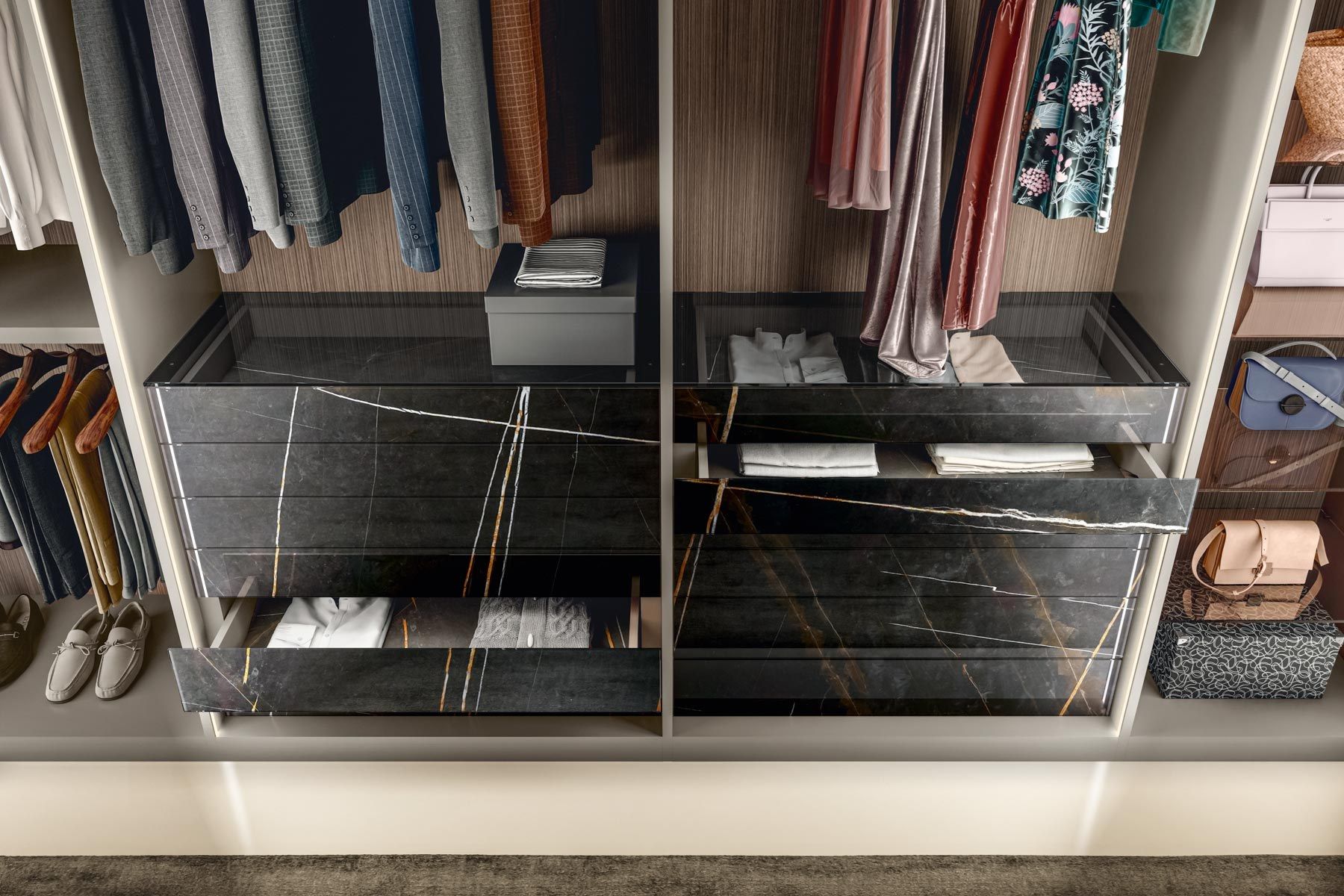 Модульная гардеробная Lago OUTFIT 1180 ARCH-00028661 - Вид №2