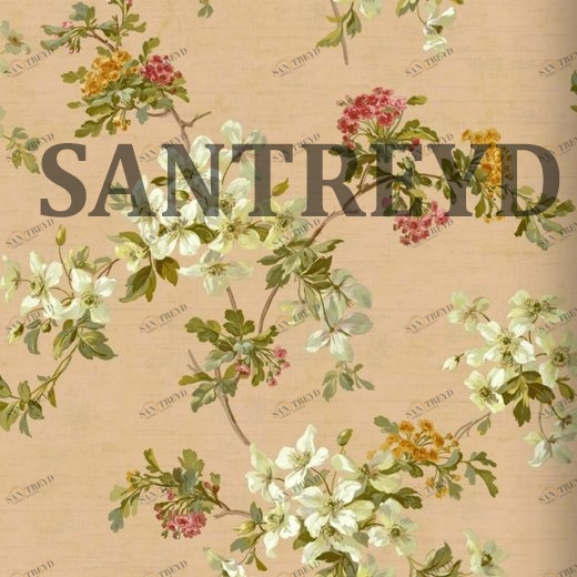 20301-CW Обои Aquarelle Wisteria Cottage 20301CW