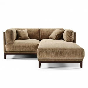 Диван Case угловой светло-коричневый 195х188 THE IDEA ДИЗАЙНЕРСКИЕ 210522 Коричневый