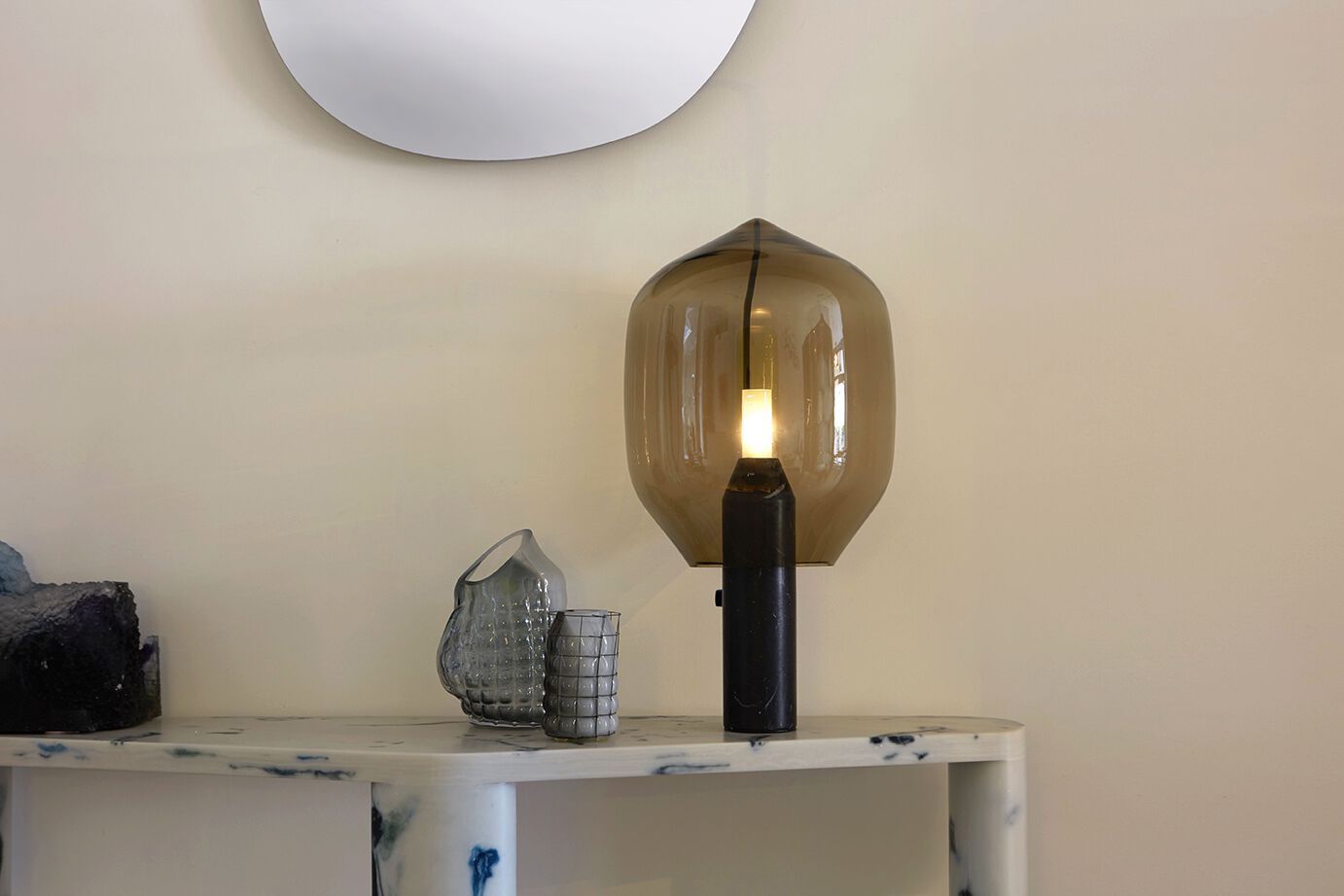 Светодиодная настольная лампа из дутого стекла Established&Sons LIGHTHOUSE ARCH-00097366 - Вид №5