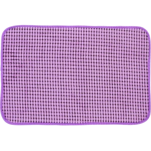 Коврик для ванной комнаты Corn 40х60 см цвет фиолетовый