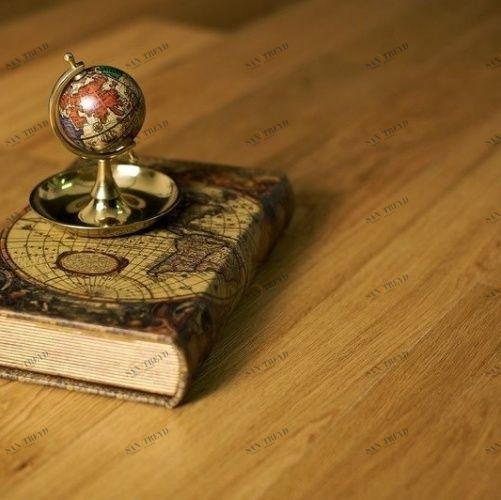 Паркетная доска Amber Wood Дуб Натур (Гладкая) 909х125 мм 3500200010