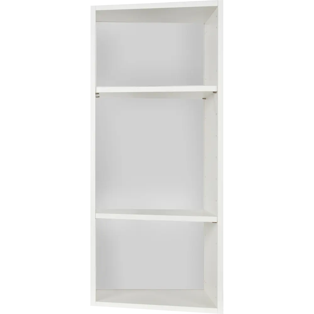 Каркас навесной угловой скошенный 40х35х92 см, ЛДСП, цвет белый DELINIA STLM-2060811