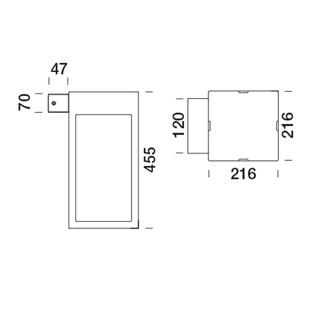 9414969 Подсветка стены Platek ETEREA 2.0 Applique  ETEREA 2.0 Large - LED 4000K 114°  - Вид №6