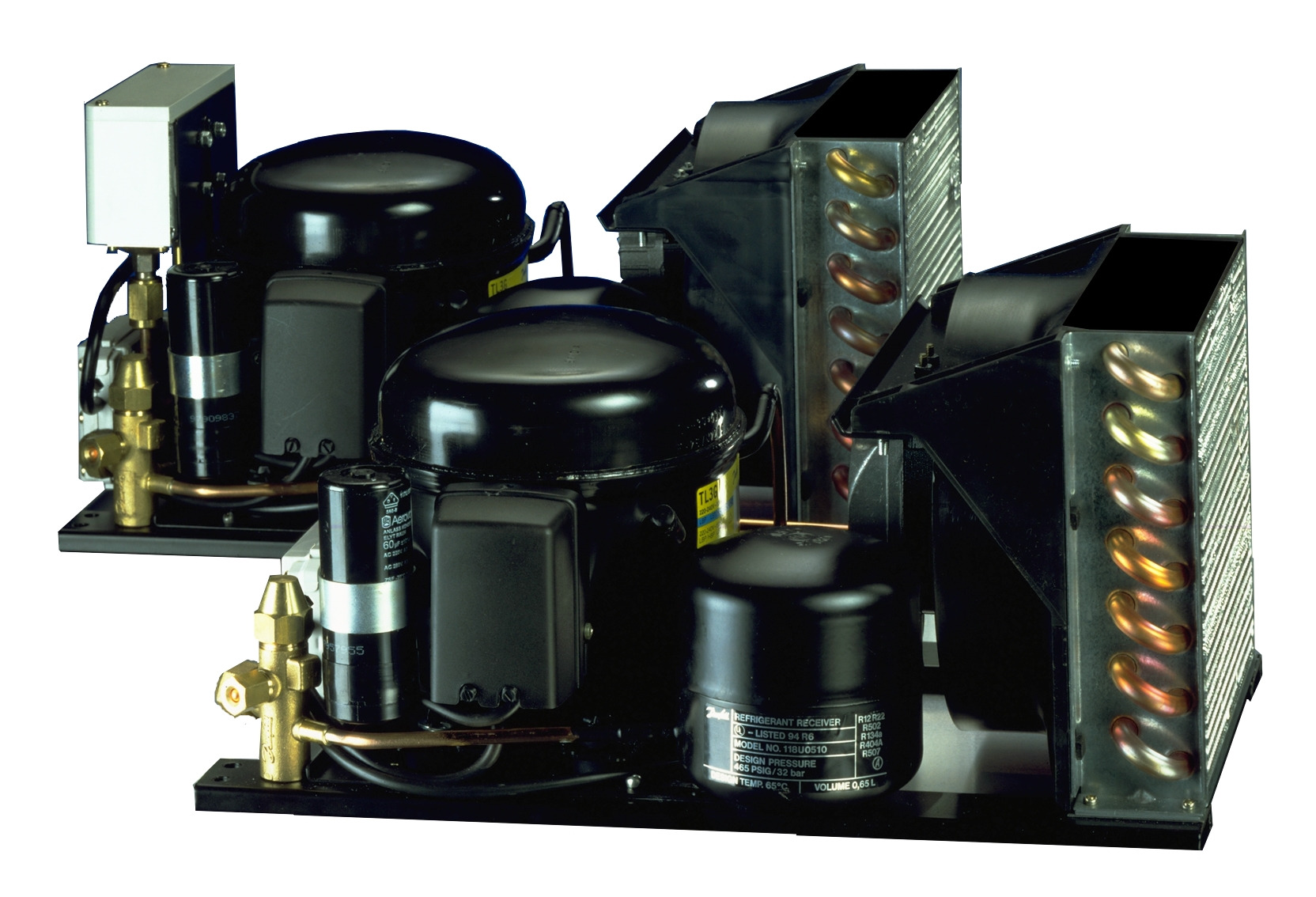 Danfoss OP-LCHC — компрессорно-конденсаторный агрегат OP-LCHC012SCA01G Агрегат компр.-конд. 114X1441  - Вид №3