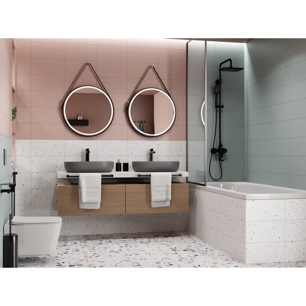 Santreyd Mersey Terrazzo - настенная плитка с терраццо-эффектом 20×40 см 89364561 STLM-0945344 - Вид №9