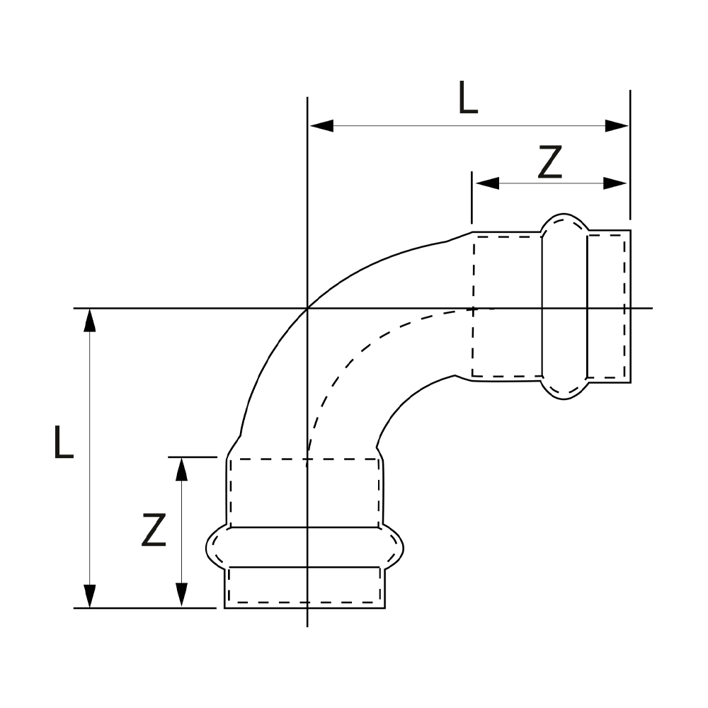 PS50020420000 Отводы Tece  - Вид №1