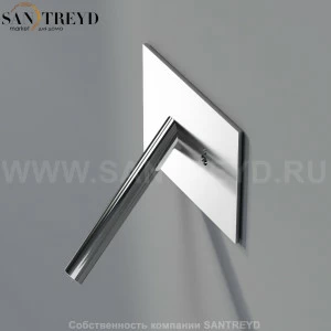 Смеситель с электронным управление ARUB1026DS SQUARE без регулятора температуры для раковины хромированный