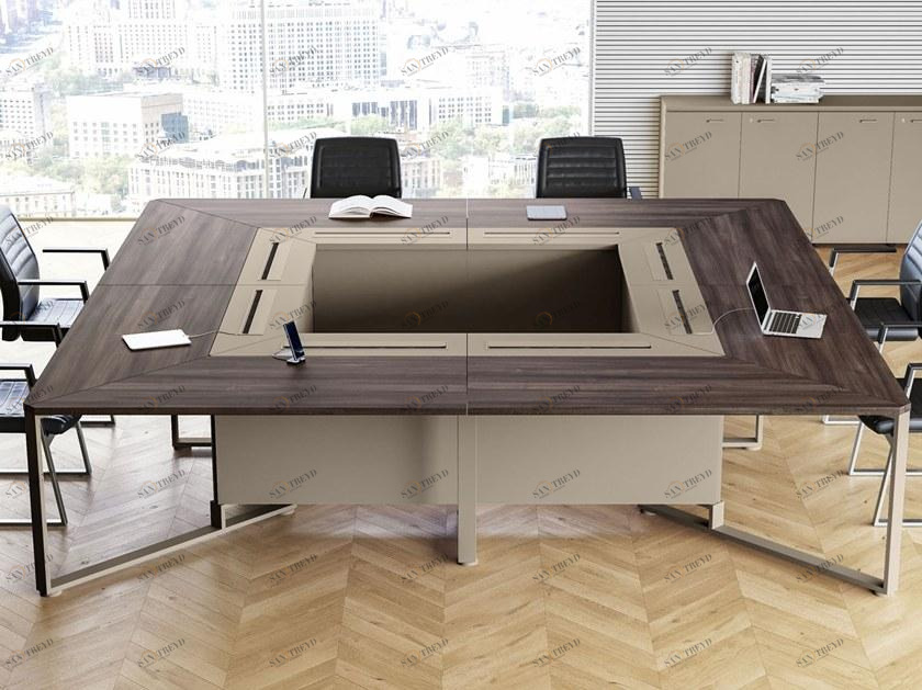 Las Mobili Модульный стол для переговоров из дерева I-meet sun-id-1381089