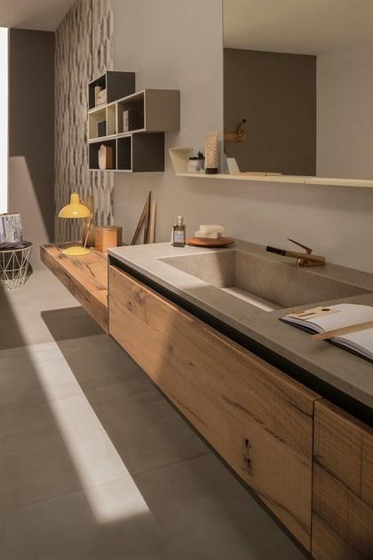 RAB Arredobagno Подвесная тумба под умывальник Soul wood 24 - Вид №3