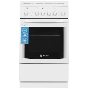 1185584 Комбинированная плита De Luxe 506031.00ГЭ (КР) белый