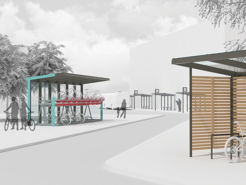 mmcité1 Крепление для велосипедов из стали с порошковым покрытием Aureo sun-id-1408853 - Вид №2