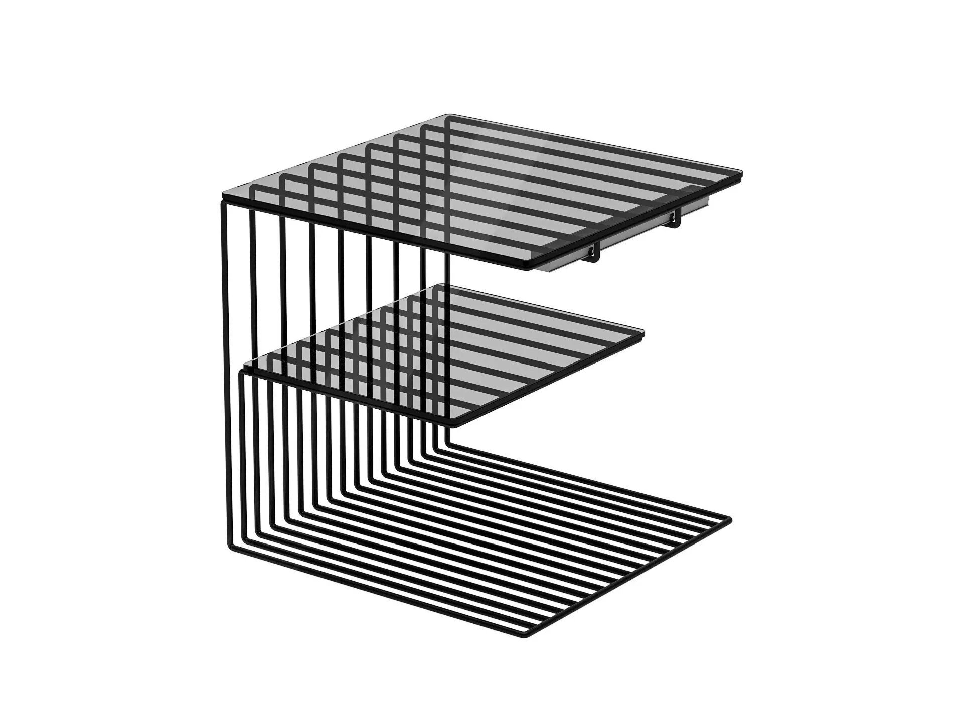 Журнальный столик из железа и стекла Pipedesign COMOLINO ARCH-00140564