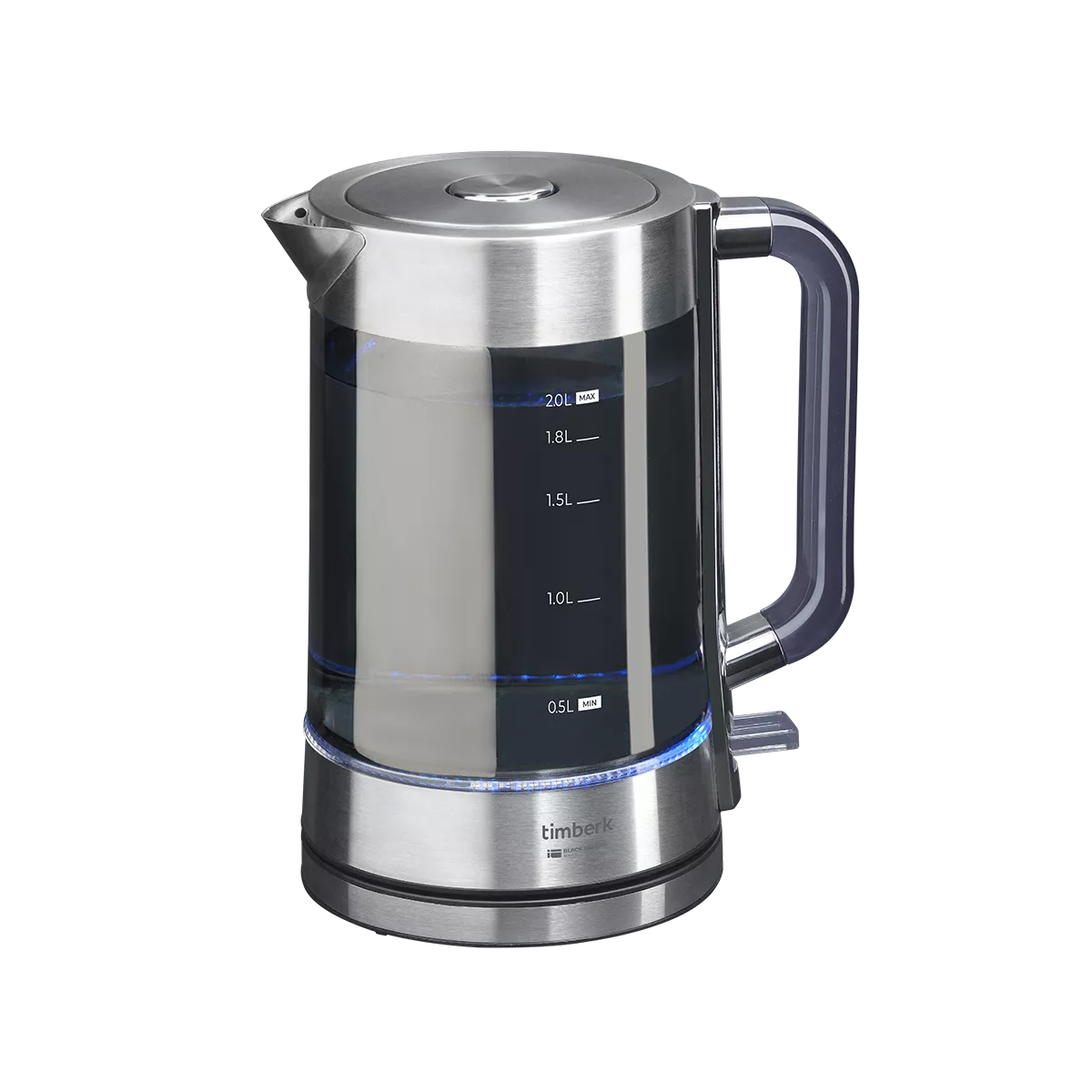 9240129 Электрочайник Timberk T-EK27G05 серебристый STDN-0096983 - Вид №1