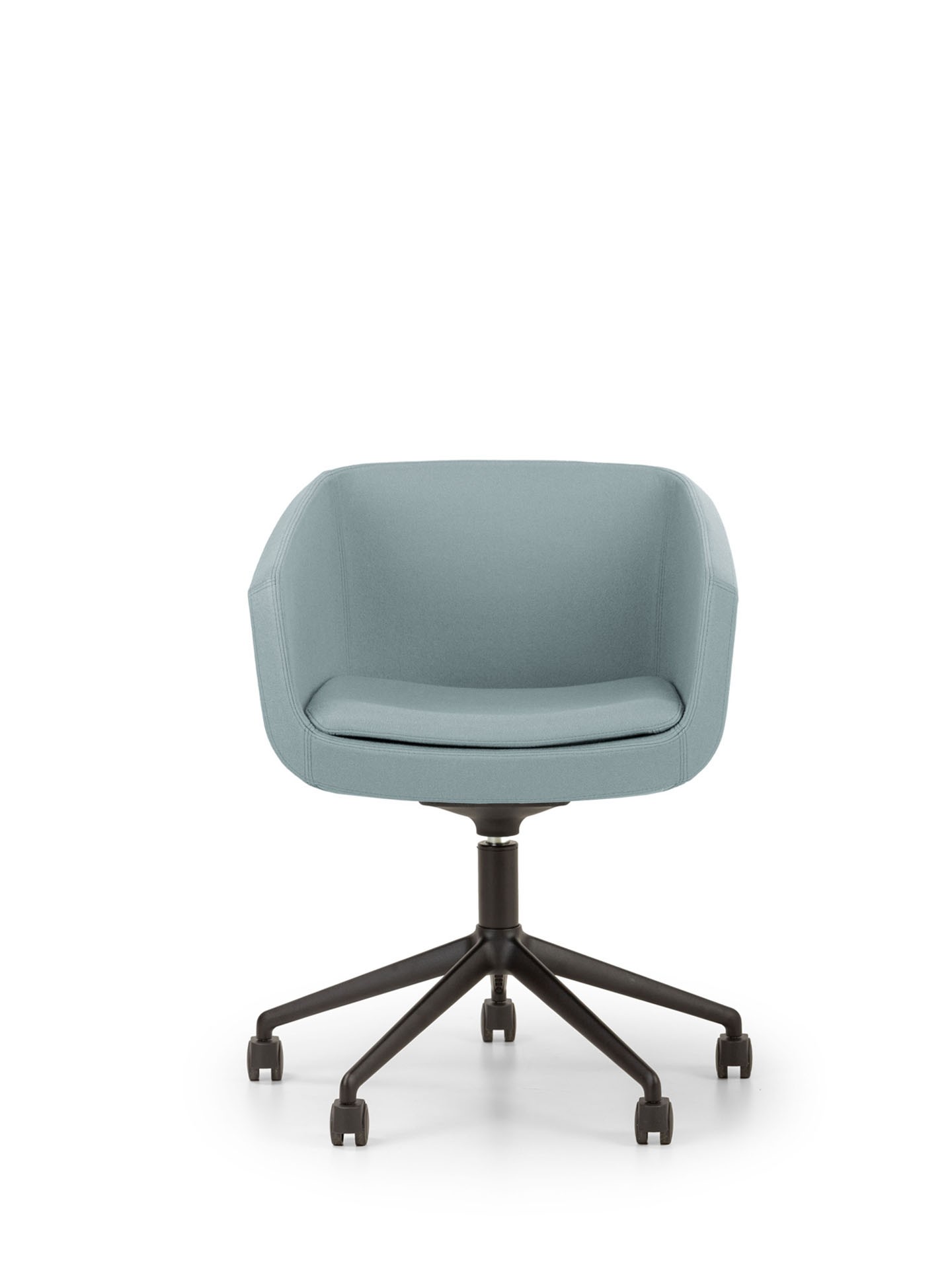 AA509C 5-spoke aluminium swivel base on casters True Design Arca