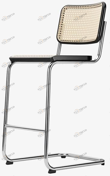 Thonet Стул высокий консольный с подставкой для ног S 32 / s 64 sun-id-1384456