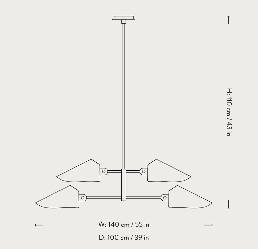 Металлический подвесной светильник &Tradition Bonnett ARCH-00139588 - Вид №3