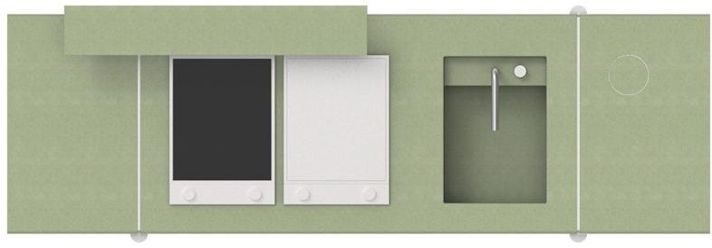 Elmar Отдельностоящий модуль со стальными и бетонными полками sun-id-1388379 - Вид №7